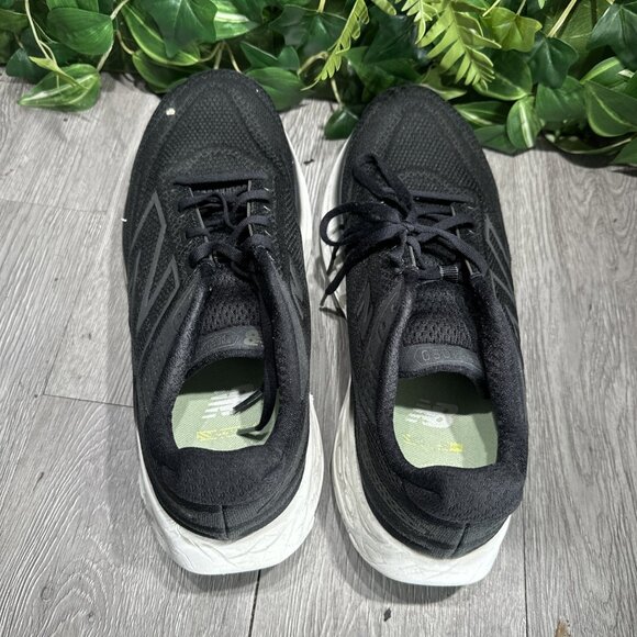 New Balance 1080 V13 Men’s Size 12.5 2E Running Shoes M1080B13 black/white main image 11
